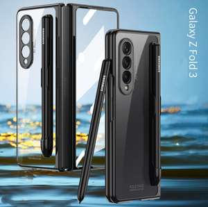 Double Sided Tempered Transparent Glass Phone Case for Samsung Z Fold 5/6