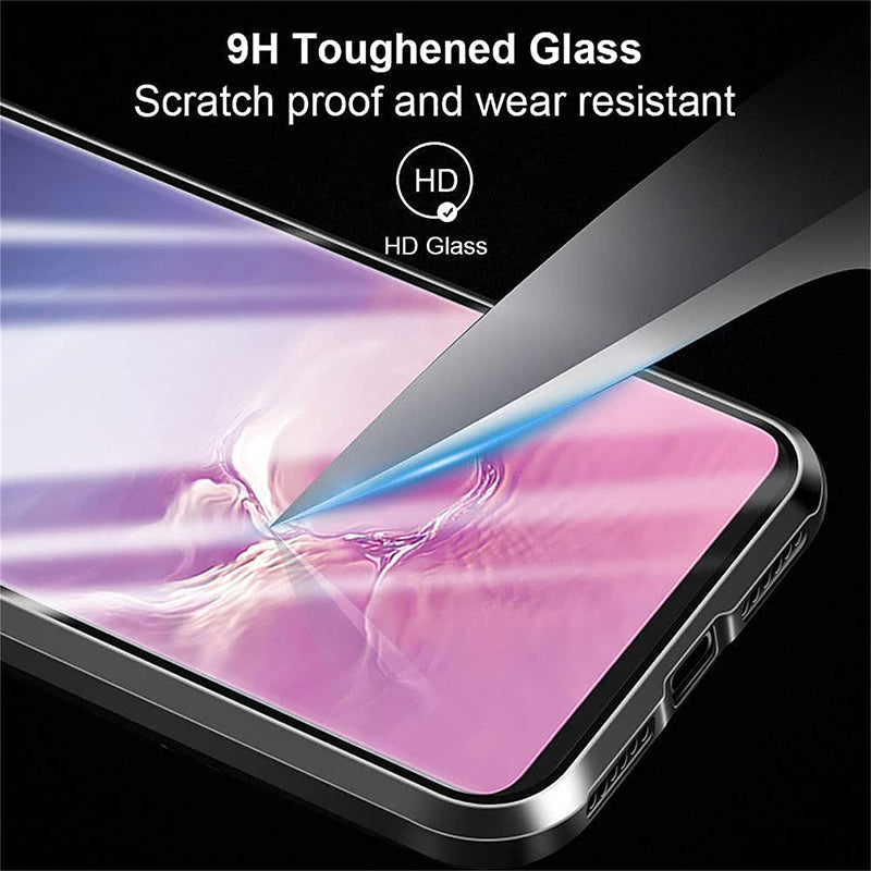 For Samsung Magnetic Tempered Glass Double-Sided Phone Case