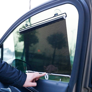 Automatic Retractable Roller Shutter Car Sunshade
