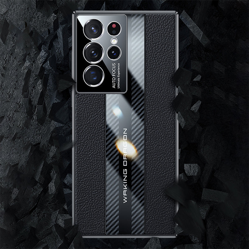 For Samsung S Series Supercar Leather Phone Case