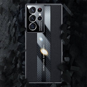 For Samsung S Series Supercar Leather Phone Case