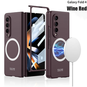 Applicable To Samsung Z Fold3/ZFold4 Ultra-Thin Shell Film Wireless Charger Phone Case