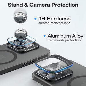Suitable For iPhone 15 Series Anti-fall Protective Cover, Soft-touch Goggle Holder, Magnetic Phone Case