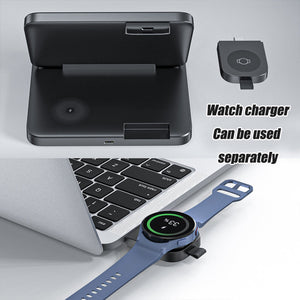 Foldable 3-In-1 Wireless Charging For Samsung FOLD Series Apple Mobile Phones