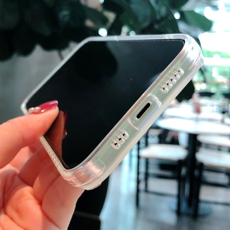 Suitable For iPhone13 Laser Gradient Colorful Aurora Frosted Phone Case