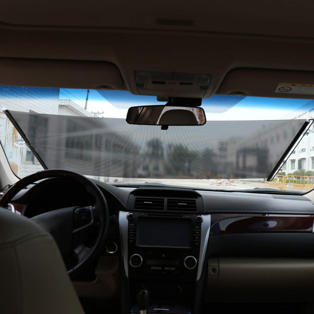Automatic Retractable Roller Shutter Car Sunshade