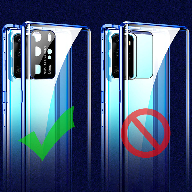 For Samsung Magnetic Tempered Glass Double-Sided Phone Case