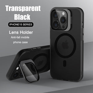 Suitable For iPhone 15 Series Anti-fall Protective Cover, Soft-touch Goggle Holder, Magnetic Phone Case