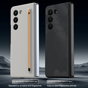 Suitable For Samsung Z Fold5/4/3 Mobile Phone Case With Stylus Business Shell Film All-inclusive Protective Cover