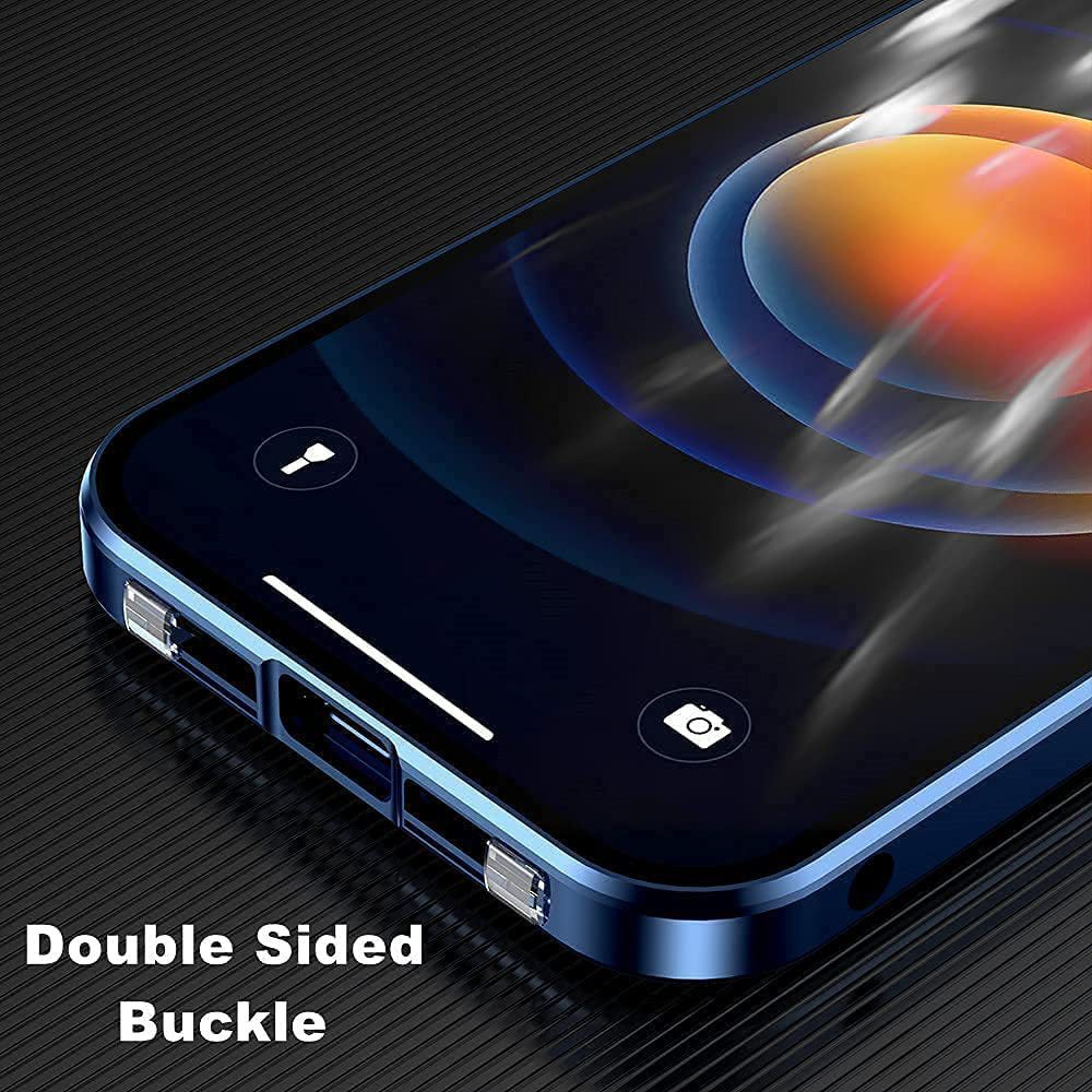Anti-Peeping and HD Magnetic Double Sided Tempered Glass Case for iPhone 15 Series