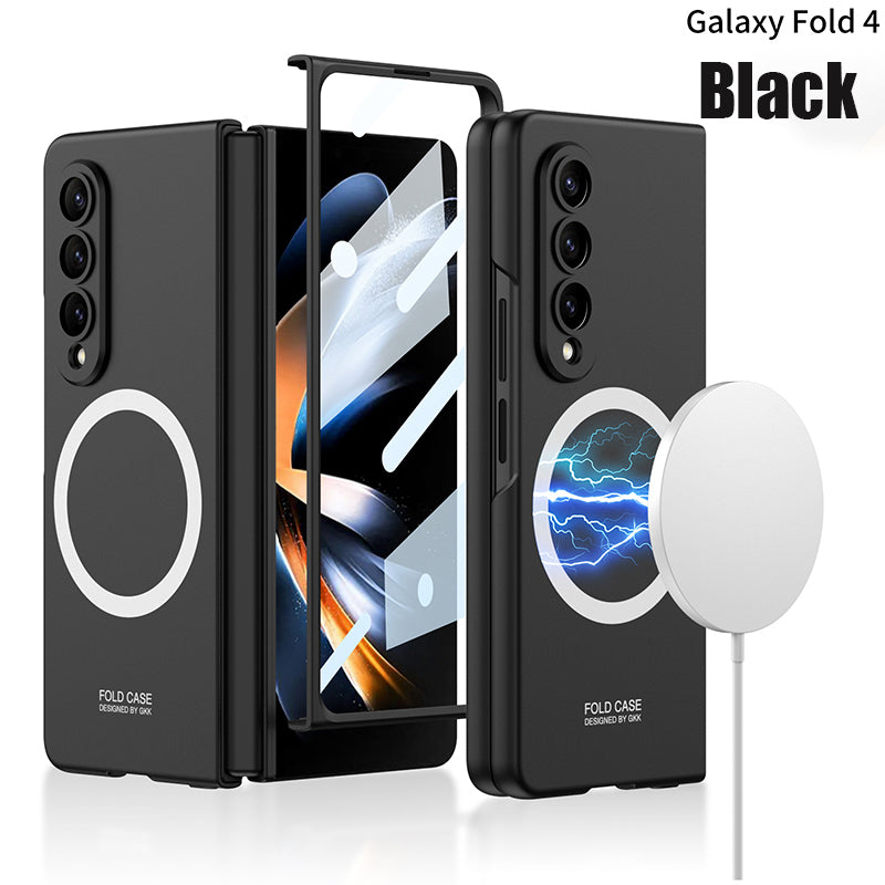 Applicable To Samsung Z Fold3/ZFold4 Ultra-Thin Shell Film Wireless Charger Phone Case