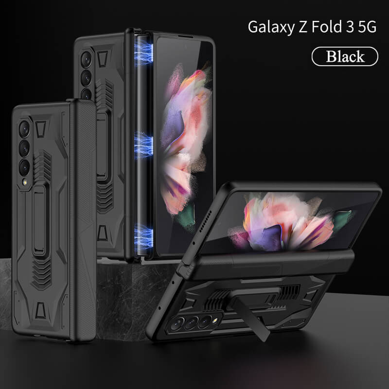 Samsung Galaxy Z Fold3 5G Magnetic  All-Inclusive Hinged Stand Cover