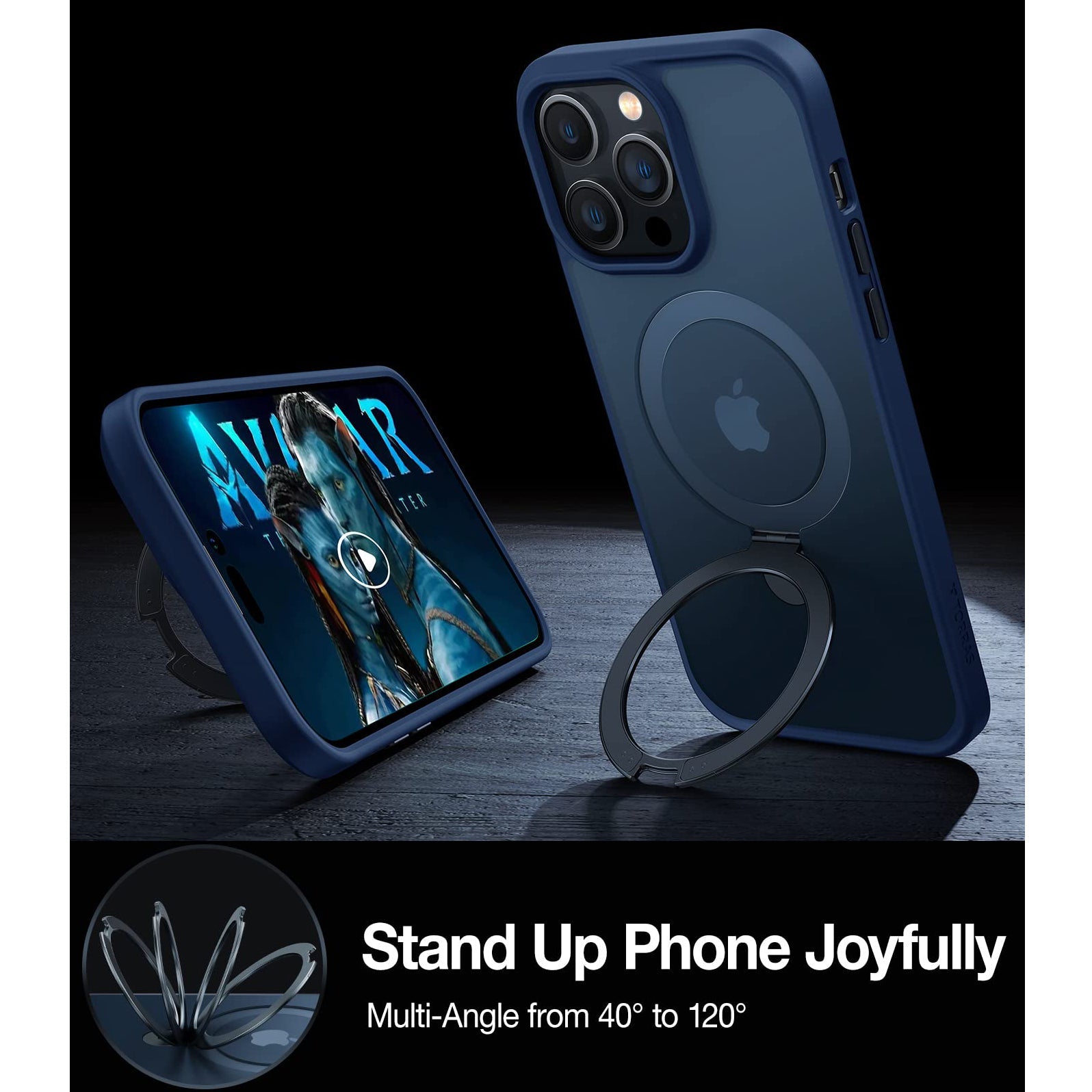 Suitable For iPhone 16 Series Invisible Bracket Skin Friendly Magnetic Phone Shell