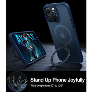 Suitable For iPhone 16 Series Invisible Bracket Skin Friendly Magnetic Phone Shell