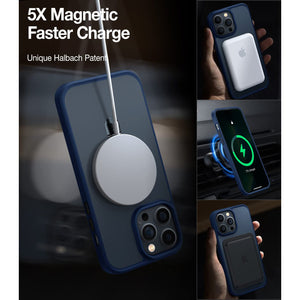 Suitable For iPhone 13/14/15 Series Invisible Bracket Skin Friendly Magnetic Phone Shell