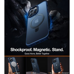 Suitable For iPhone 16 Series Invisible Bracket Skin Friendly Magnetic Phone Shell