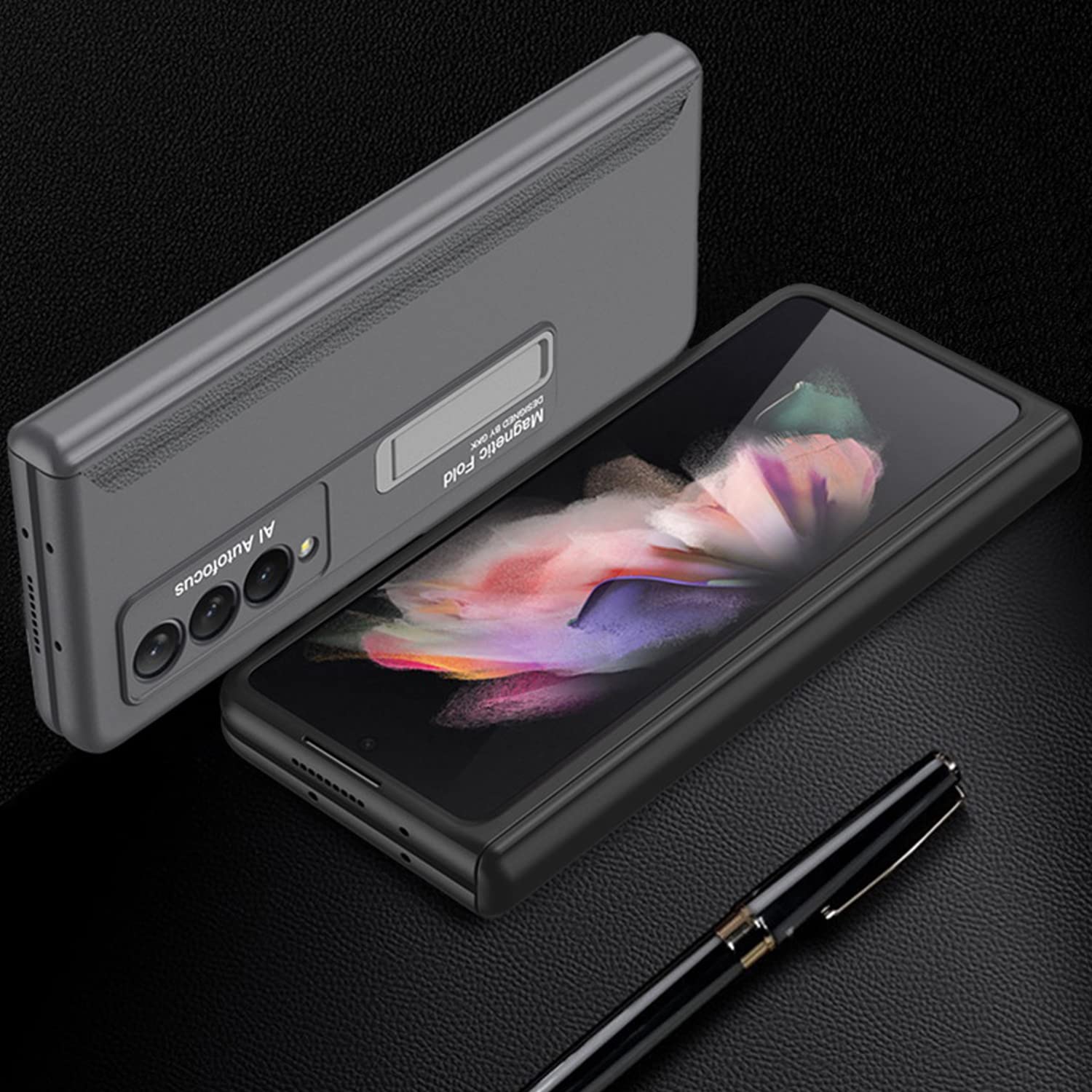 Samsung Z Fold3 5G Folding Hinged Magnetic Shell Film Integrated Phone Case
