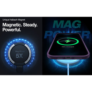 Suitable For iPhone 16 Series Invisible Bracket Skin Friendly Magnetic Phone Shell