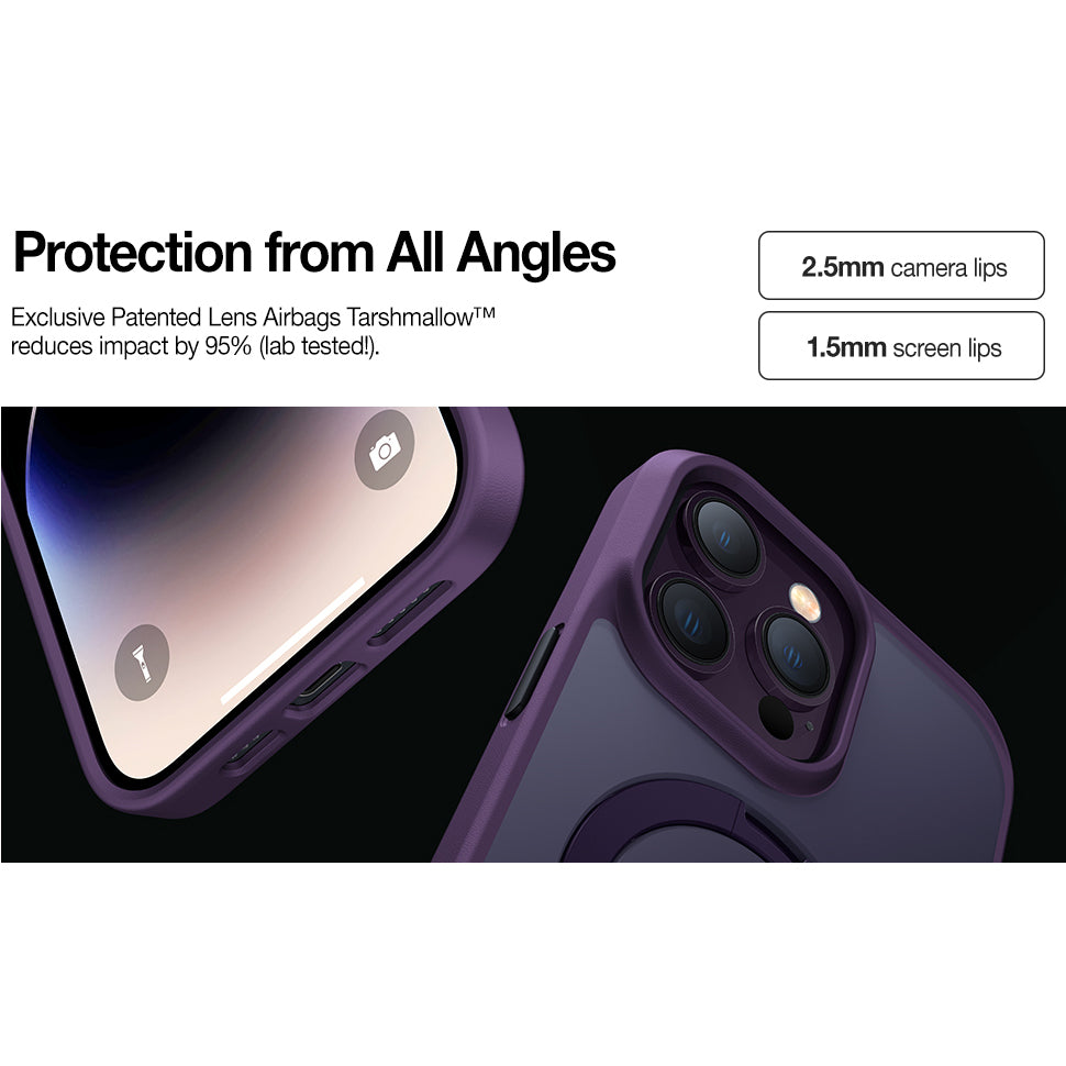 Suitable For iPhone 16 Series Invisible Bracket Skin Friendly Magnetic Phone Shell