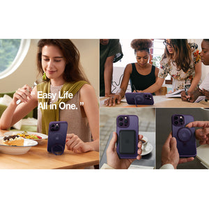 Suitable For iPhone 16 Series Invisible Bracket Skin Friendly Magnetic Phone Shell