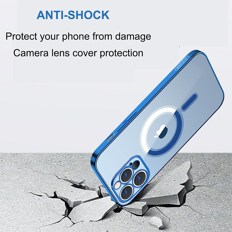 Luxury Electroplating Edge Magnetic Magsafe Phone Case