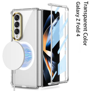 Applicable To Samsung Z Fold3/ZFold4 Ultra-Thin Shell Film Wireless Charger Phone Case