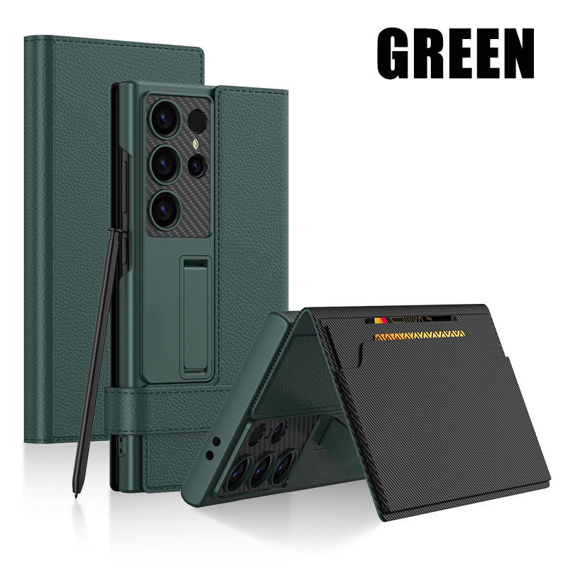 Suitable For Samsung S25 Ultra Flip Leather Wallet Case