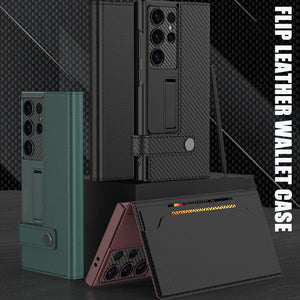 Suitable For Samsung S25 Ultra Flip Leather Wallet Case