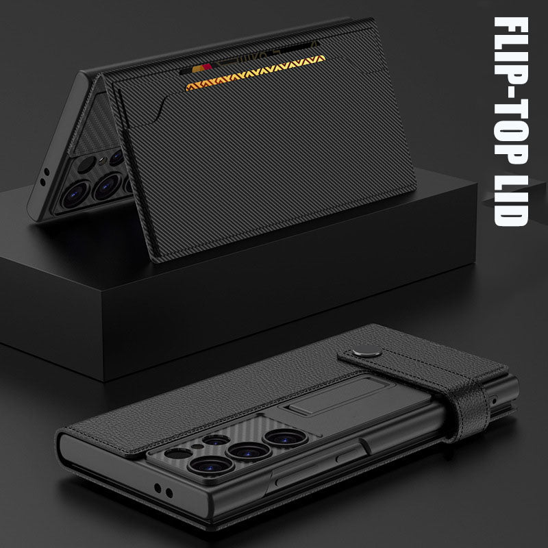 Suitable For Samsung S25 Ultra Flip Leather Wallet Case