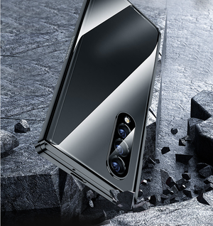 Double Sided Tempered Transparent Glass Phone Case for Samsung Z Fold 5/6