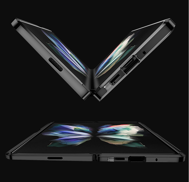 Double Sided Tempered Transparent Glass Phone Case for Samsung Z Fold 5/6