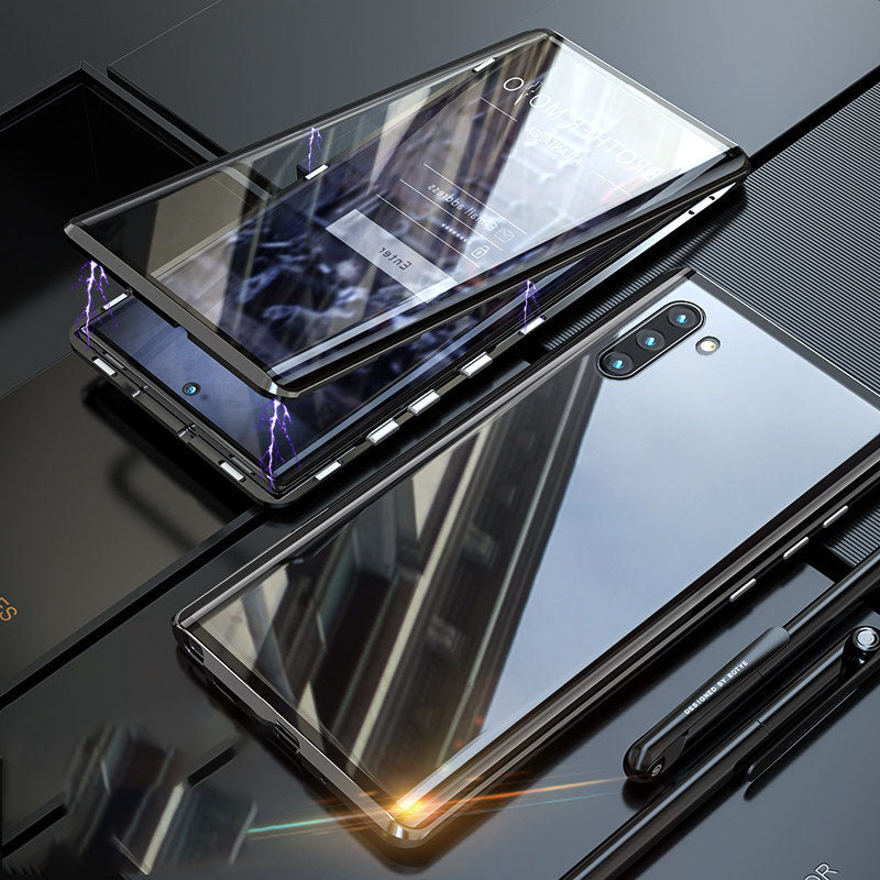 For Samsung Magnetic Tempered Glass Double-Sided Phone Case