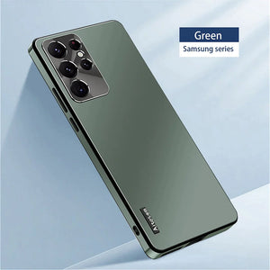 For Samsung S24 Ultra Metal Phone Case