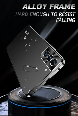 For Samsung S24 Ultra Metal Phone Case