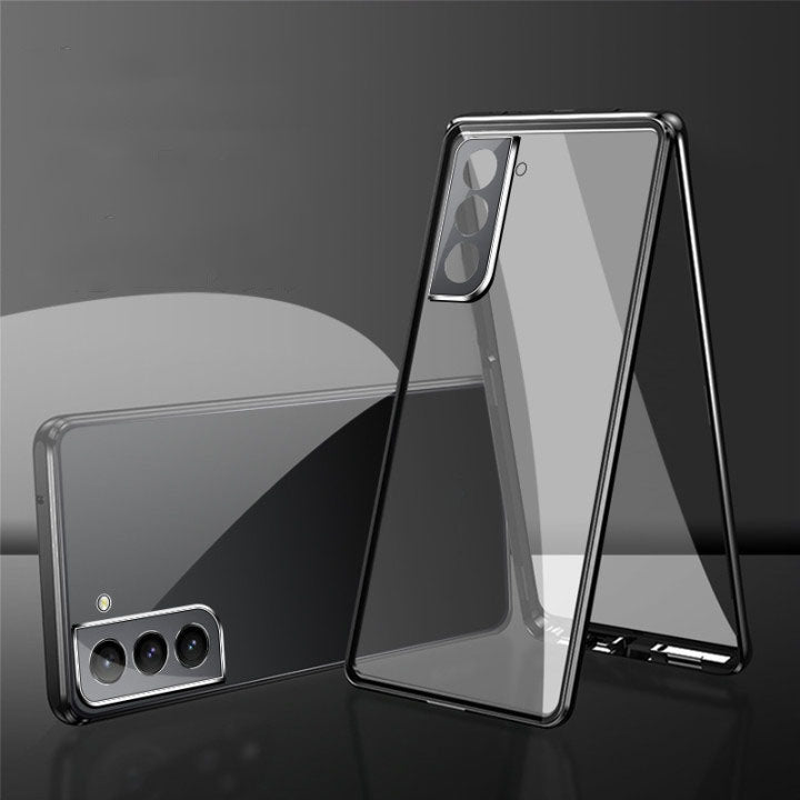 For Samsung Magnetic Tempered Glass Double-Sided Phone Case