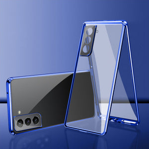 For Samsung Magnetic Tempered Glass Double-Sided Phone Case