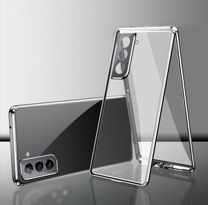 For Samsung Magnetic Tempered Glass Double-Sided Phone Case